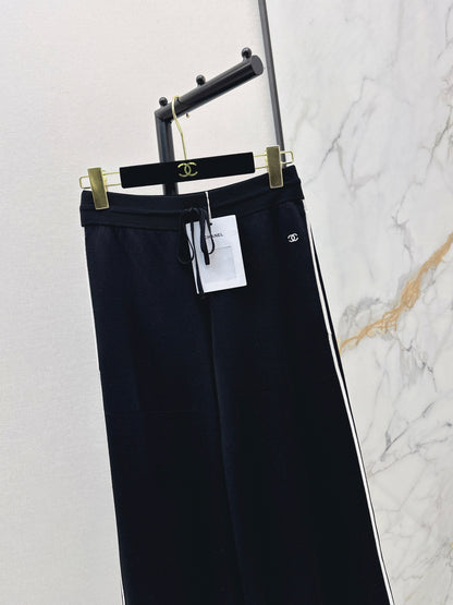 26ss Letter Embroidered Cardigan / Knitted Casual Pants
