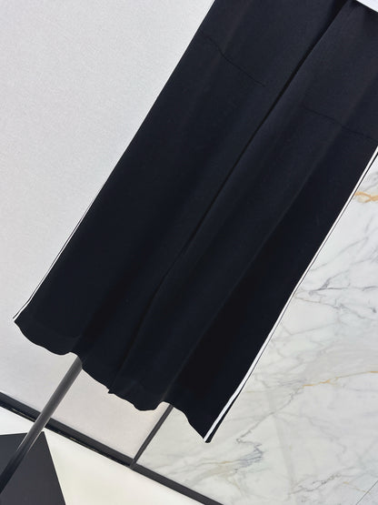 26ss Letter Embroidered Cardigan / Knitted Casual Pants