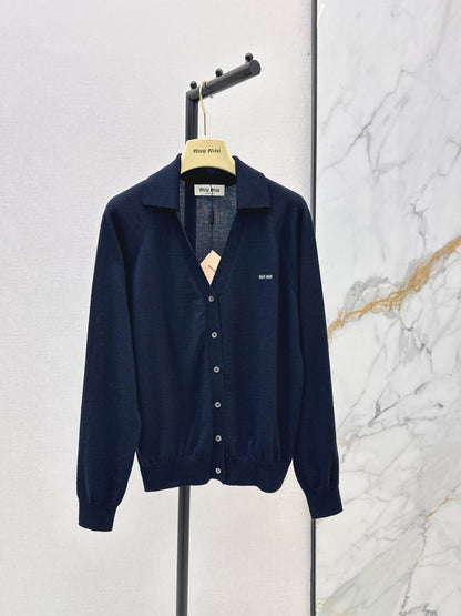 26ss V-neck Long Sleeve Knit Sweater