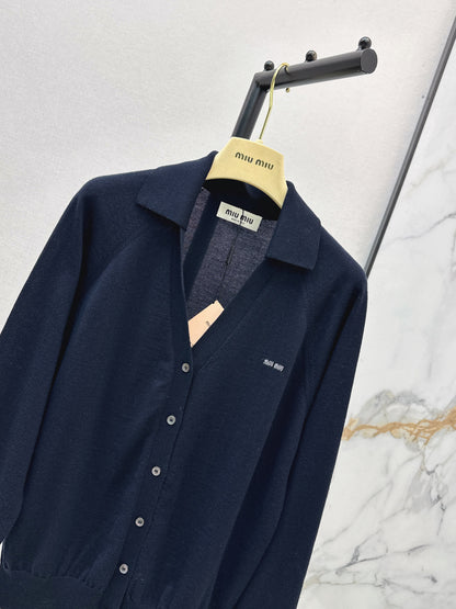 26ss V-neck Long Sleeve Knit Sweater
