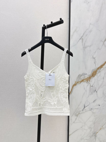 26ss Butterfly Crochet Vest