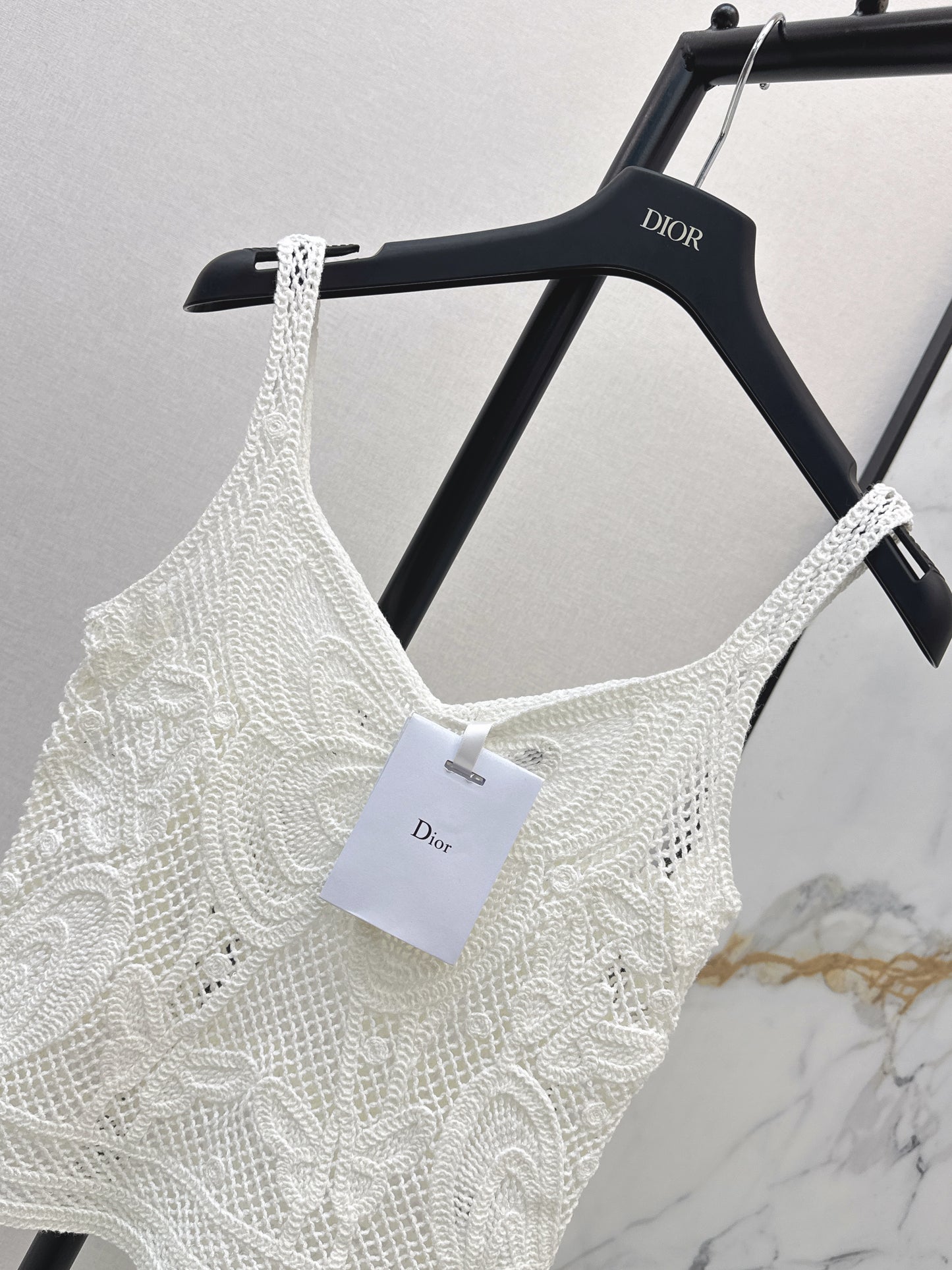 26ss Butterfly Crochet Vest