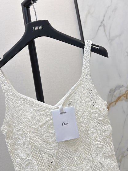 26ss Butterfly Crochet Vest