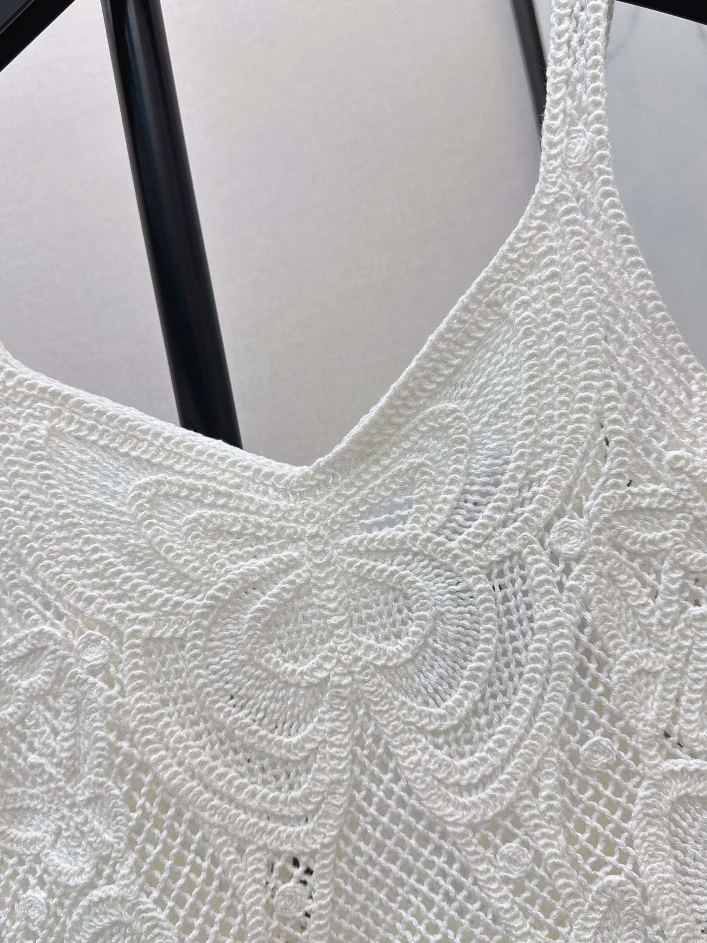 26ss Butterfly Crochet Vest