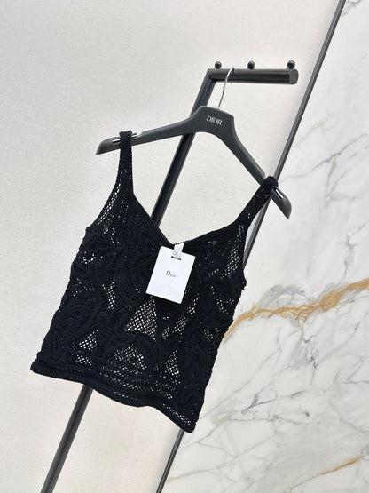 26ss Butterfly Crochet Vest