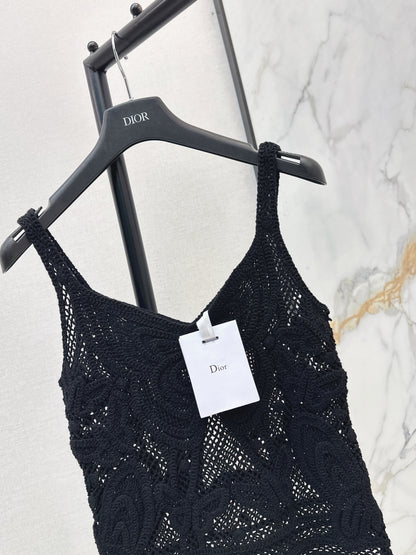 26ss Butterfly Crochet Vest