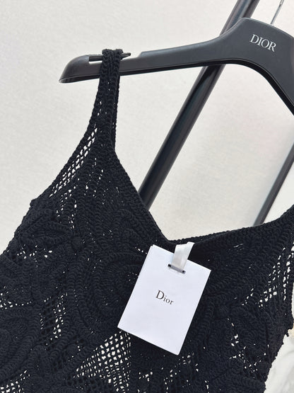26ss Butterfly Crochet Vest