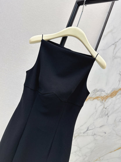 26ss One-shoulder halter dress