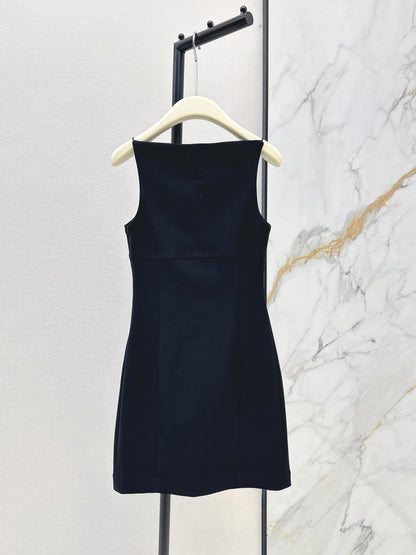 26ss One-shoulder halter dress