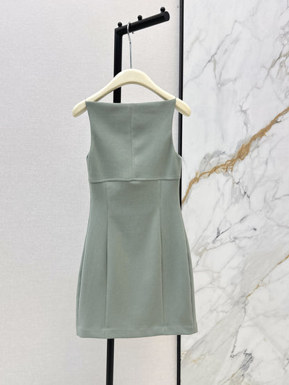 26ss One-shoulder halter dress