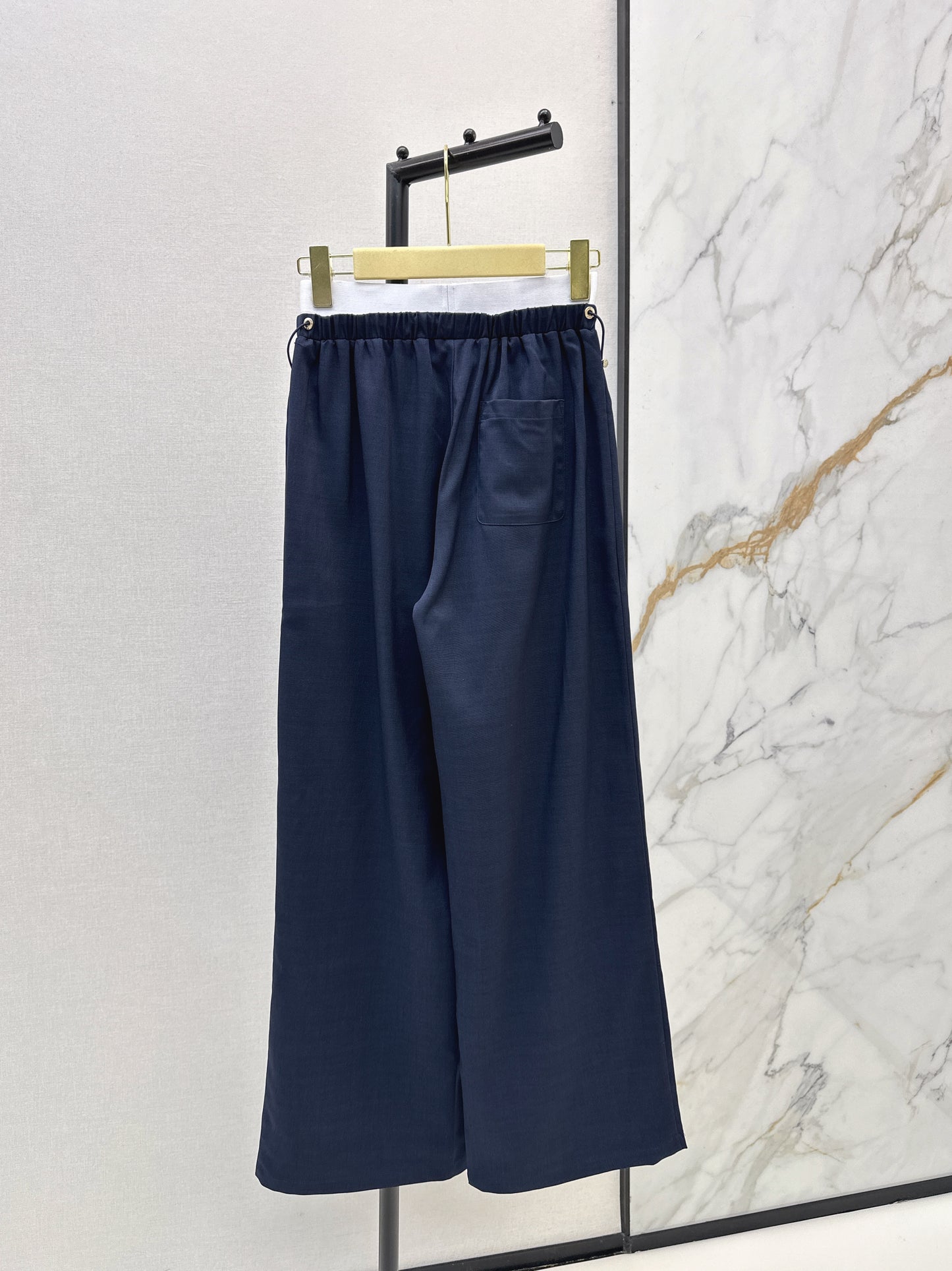 26ss Double-waisted wide-leg cargo pants