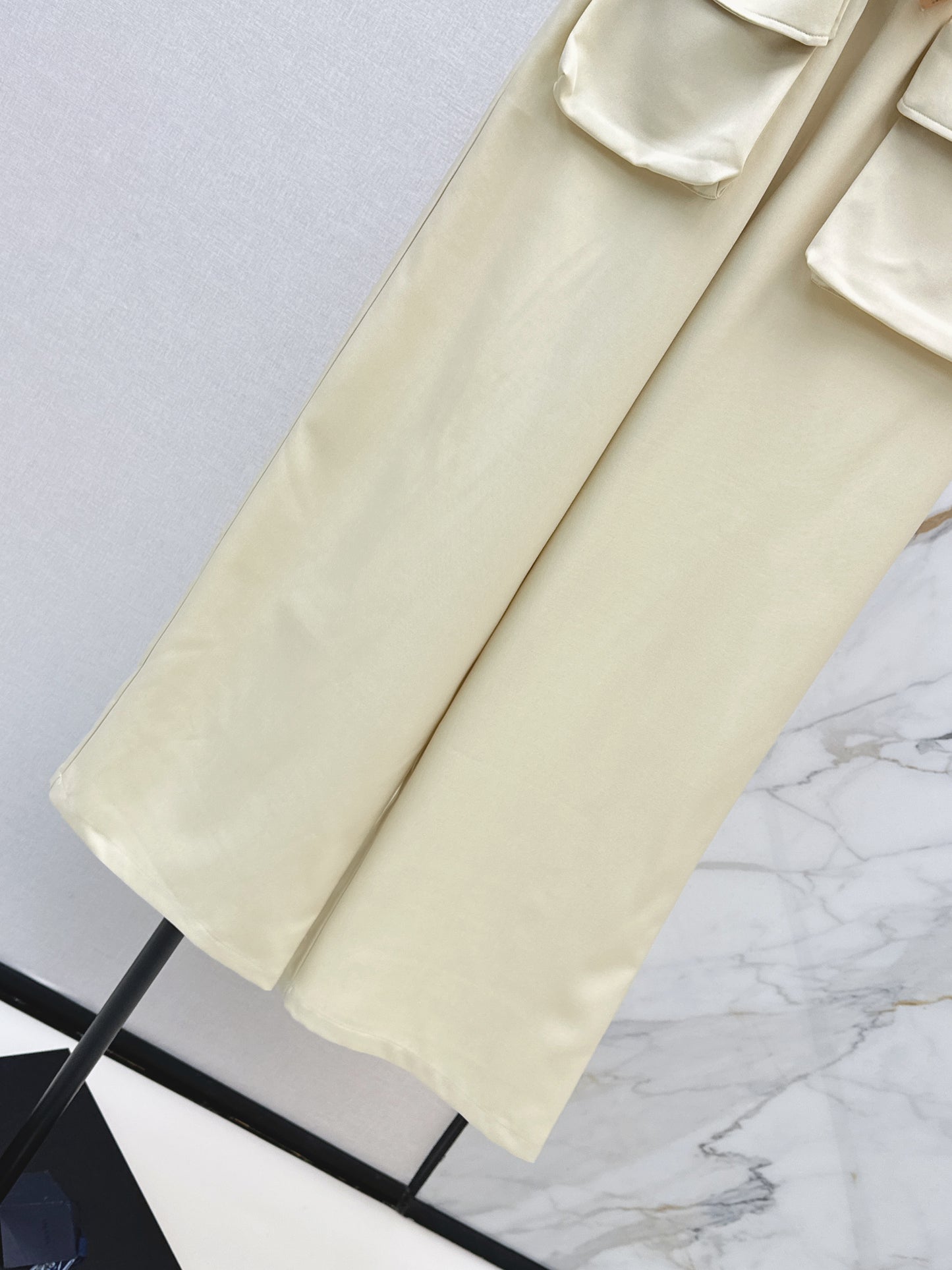 26ss Double-waisted wide-leg cargo pants