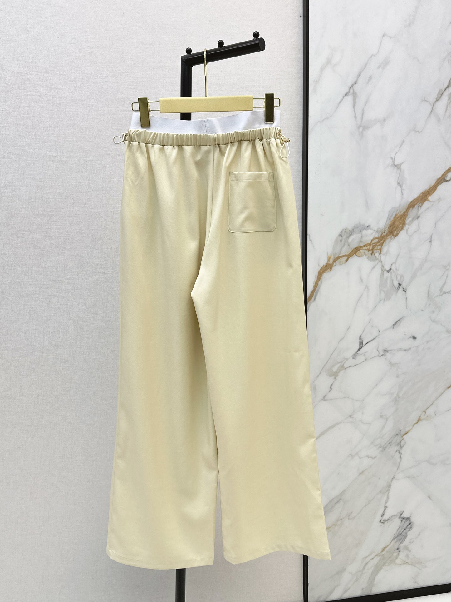 26ss Double-waisted wide-leg cargo pants