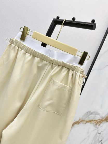 26ss Double-waisted wide-leg cargo pants