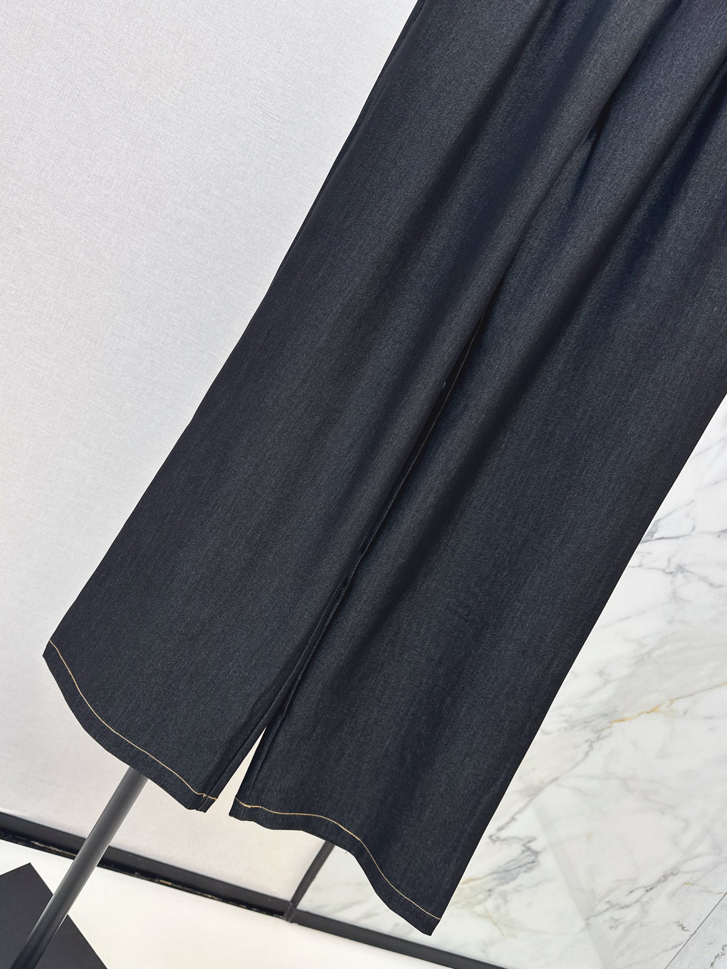 26ss High-Waist Wide-Leg Tencel Denim Pants