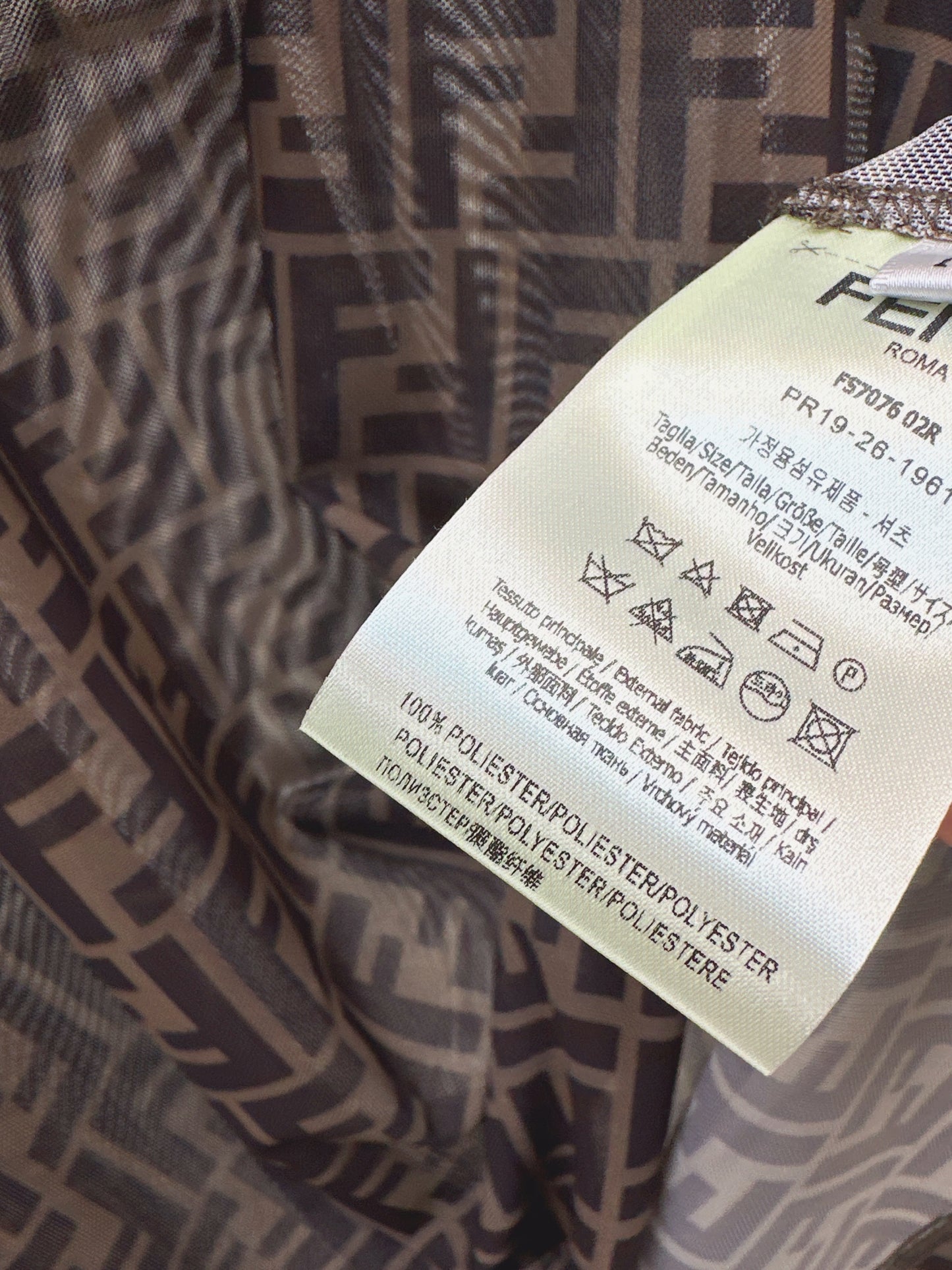 26ss Monogram Mesh Short-Sleeve Top