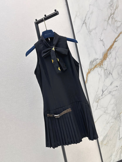 26ss Pleated Sleeveless Dress