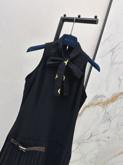 26ss Pleated Sleeveless Dress