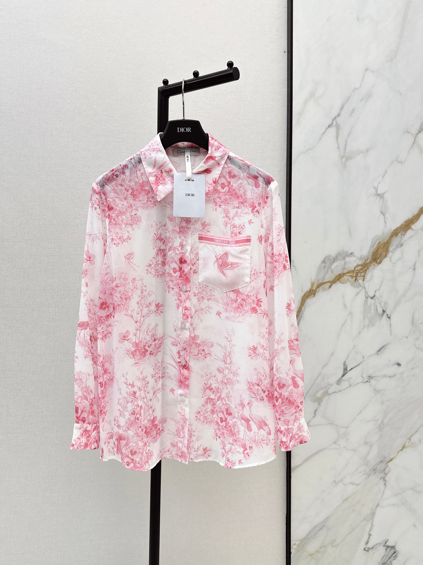26ss Jungle Print Dress Shirt