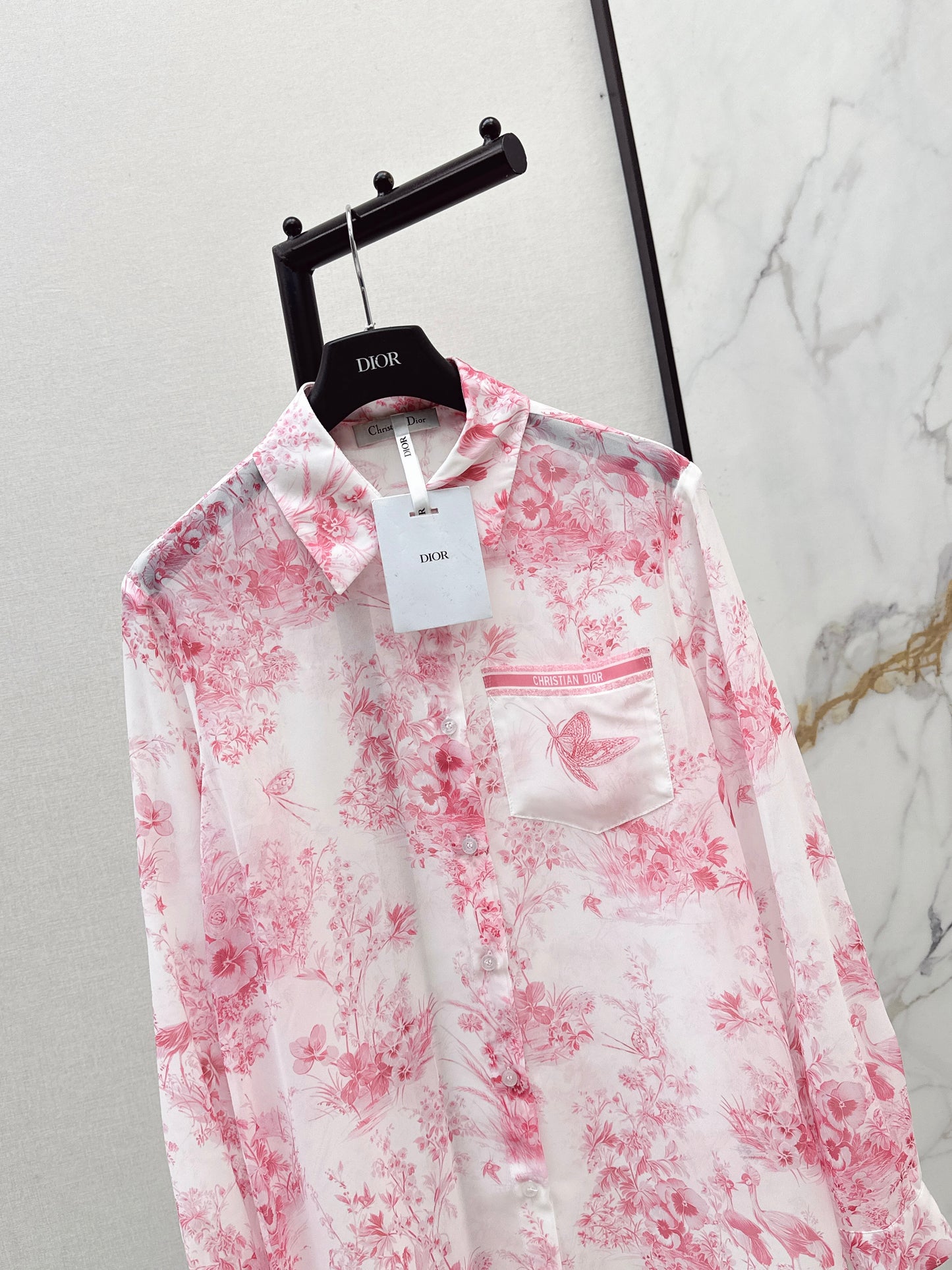 26ss Jungle Print Dress Shirt