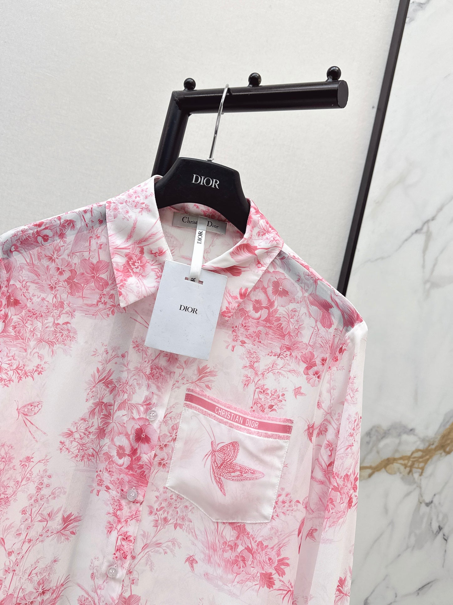 26ss Jungle Print Dress Shirt
