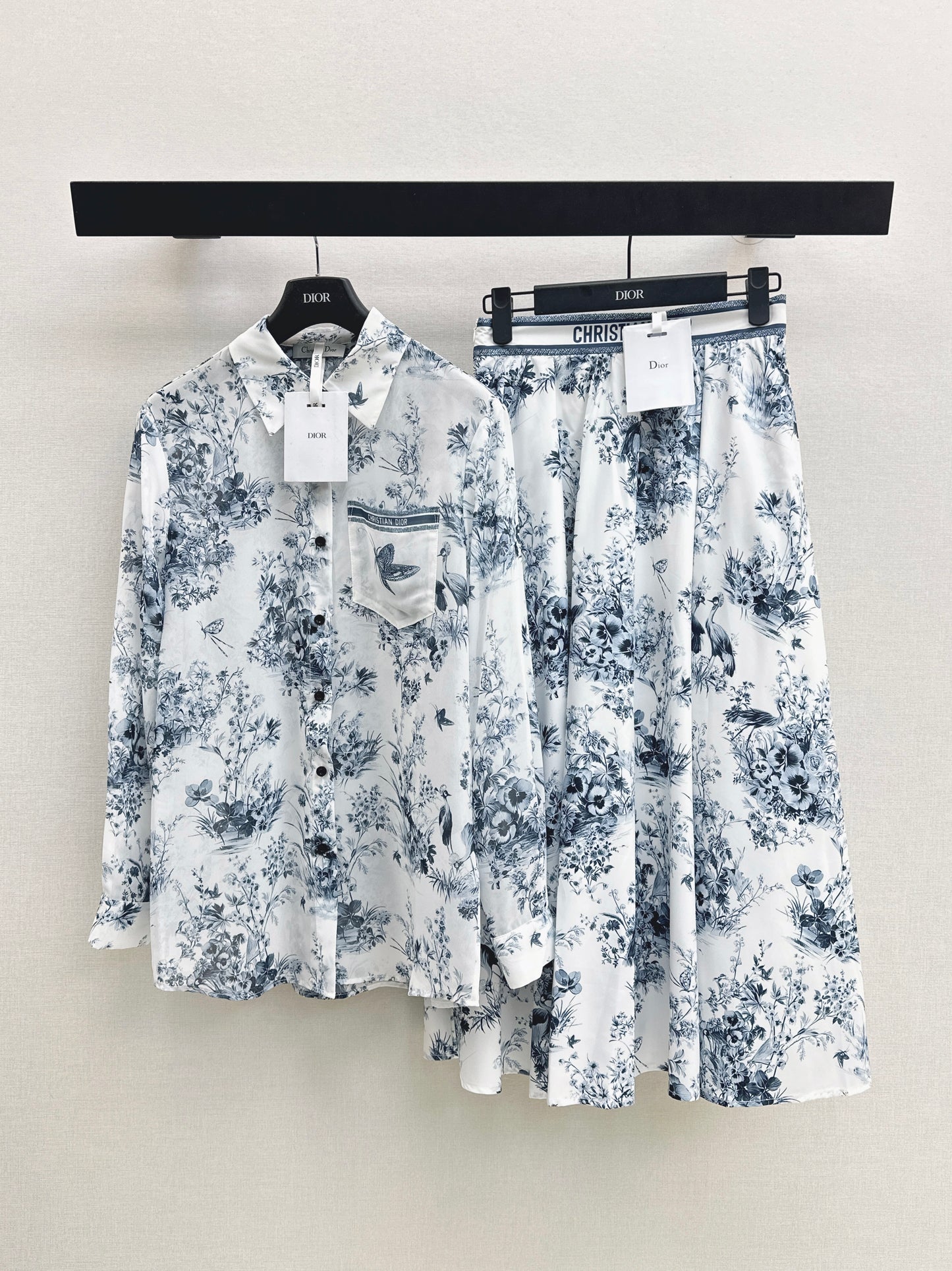 26ss Jungle Print Dress Shirt