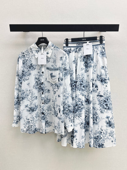 26ss Jungle Print Dress Shirt