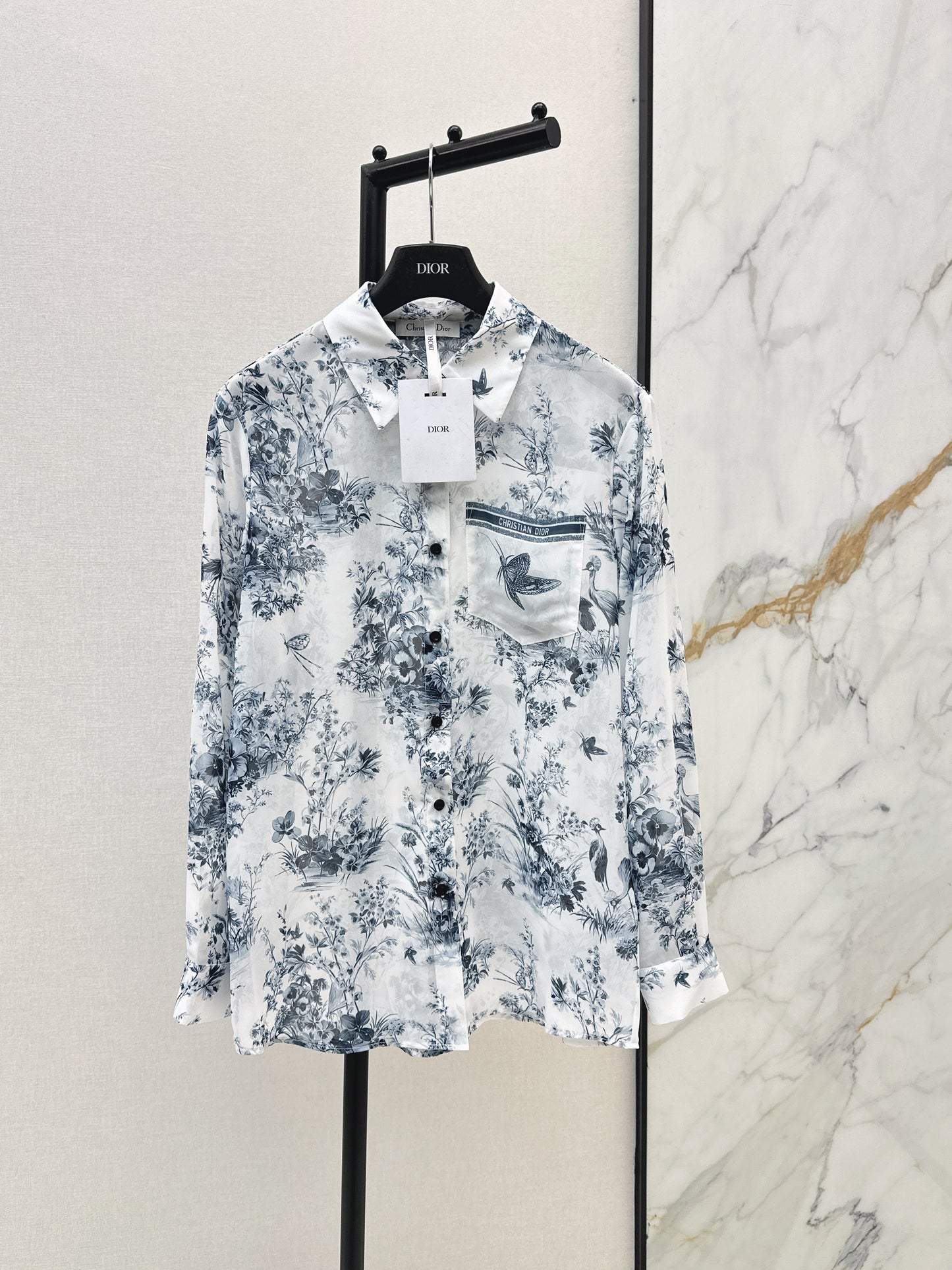 26ss Jungle Print Dress Shirt