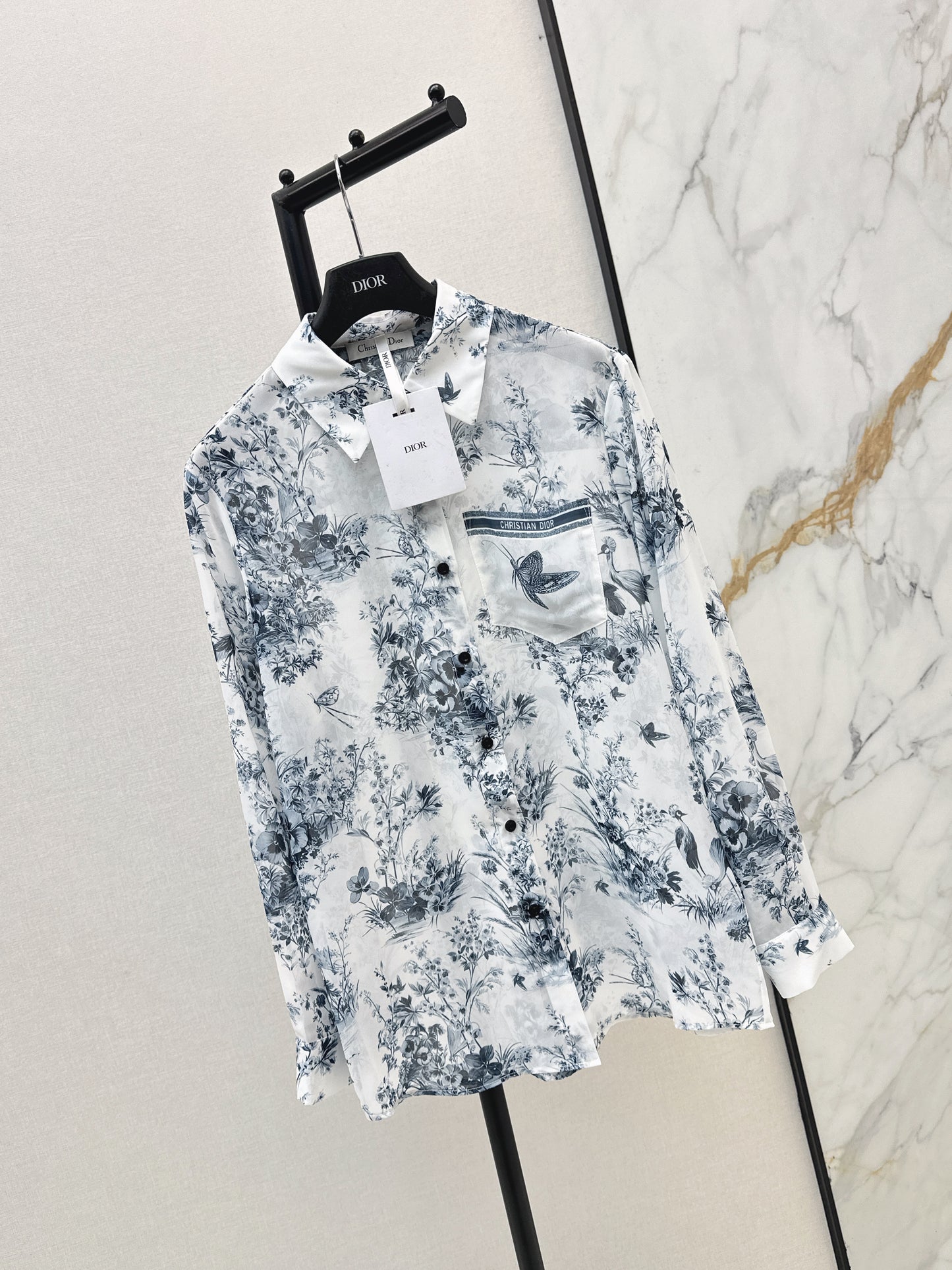 26ss Jungle Print Dress Shirt