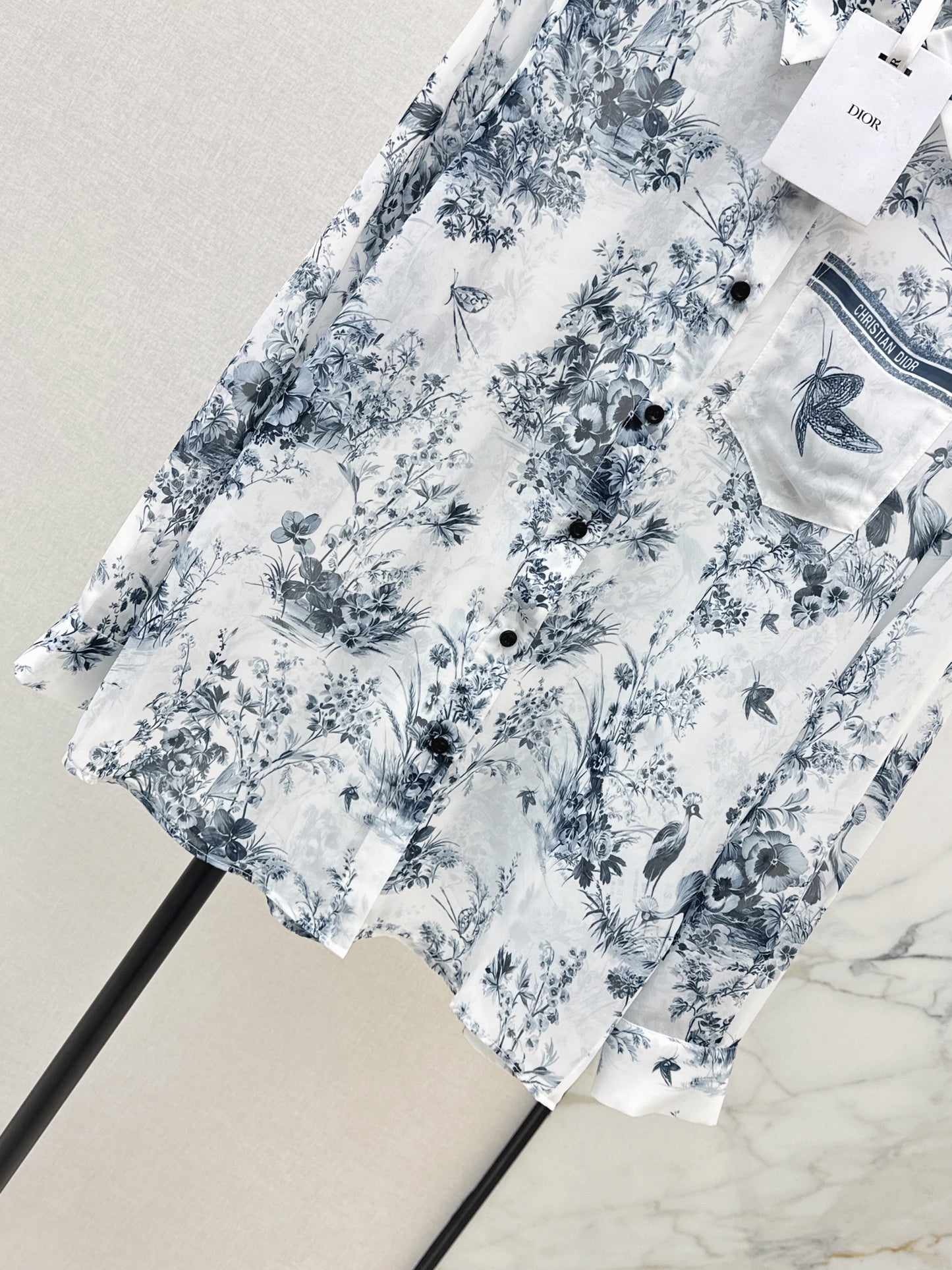 26ss Jungle Print Dress Shirt