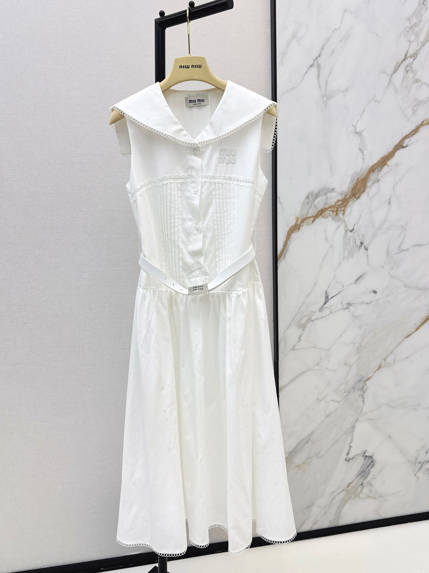 26ss College-style long dress