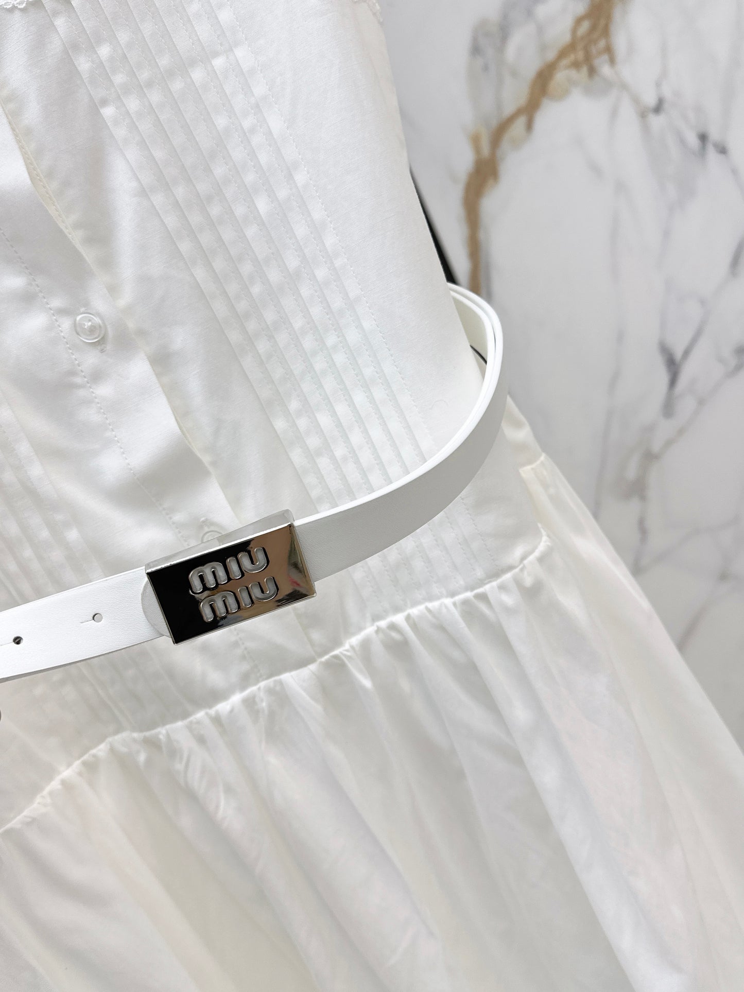 26ss College-style long dress