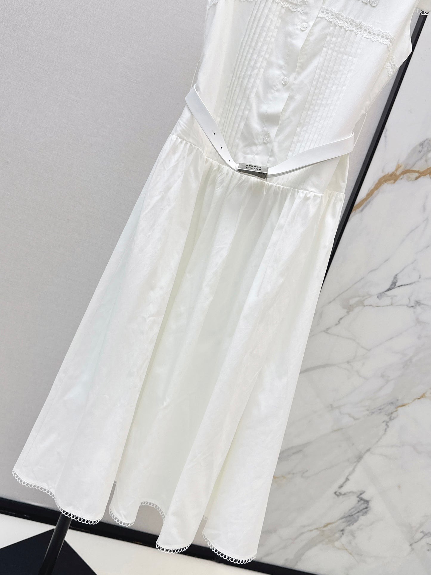26ss College-style long dress