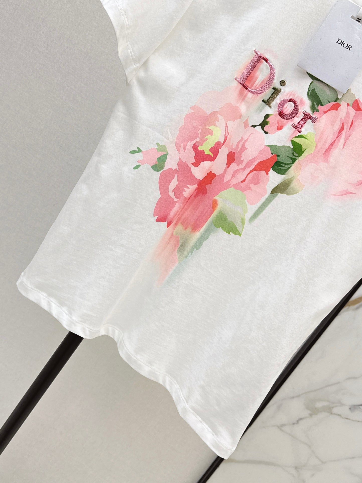 26ss Floral Pattern Printed T-Shirt