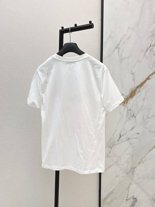 26ss Floral Pattern Printed T-Shirt