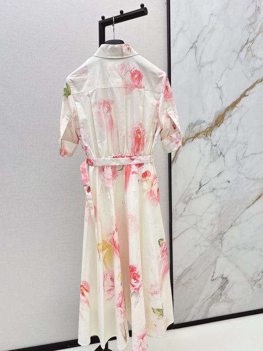 26ss Floral Print Dress