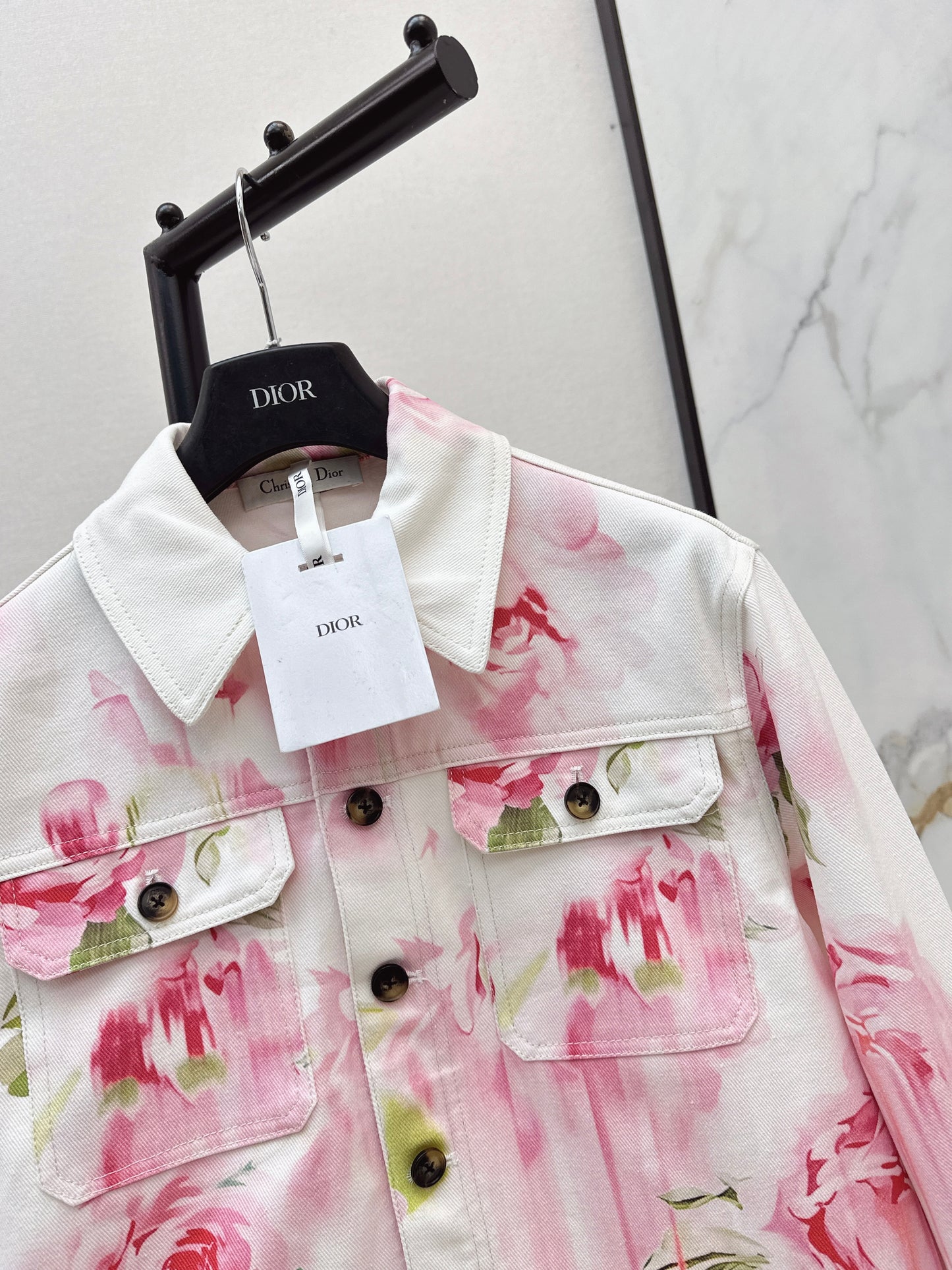26ss Notched Collar Short Jacket/ A-Line Denim Skirt