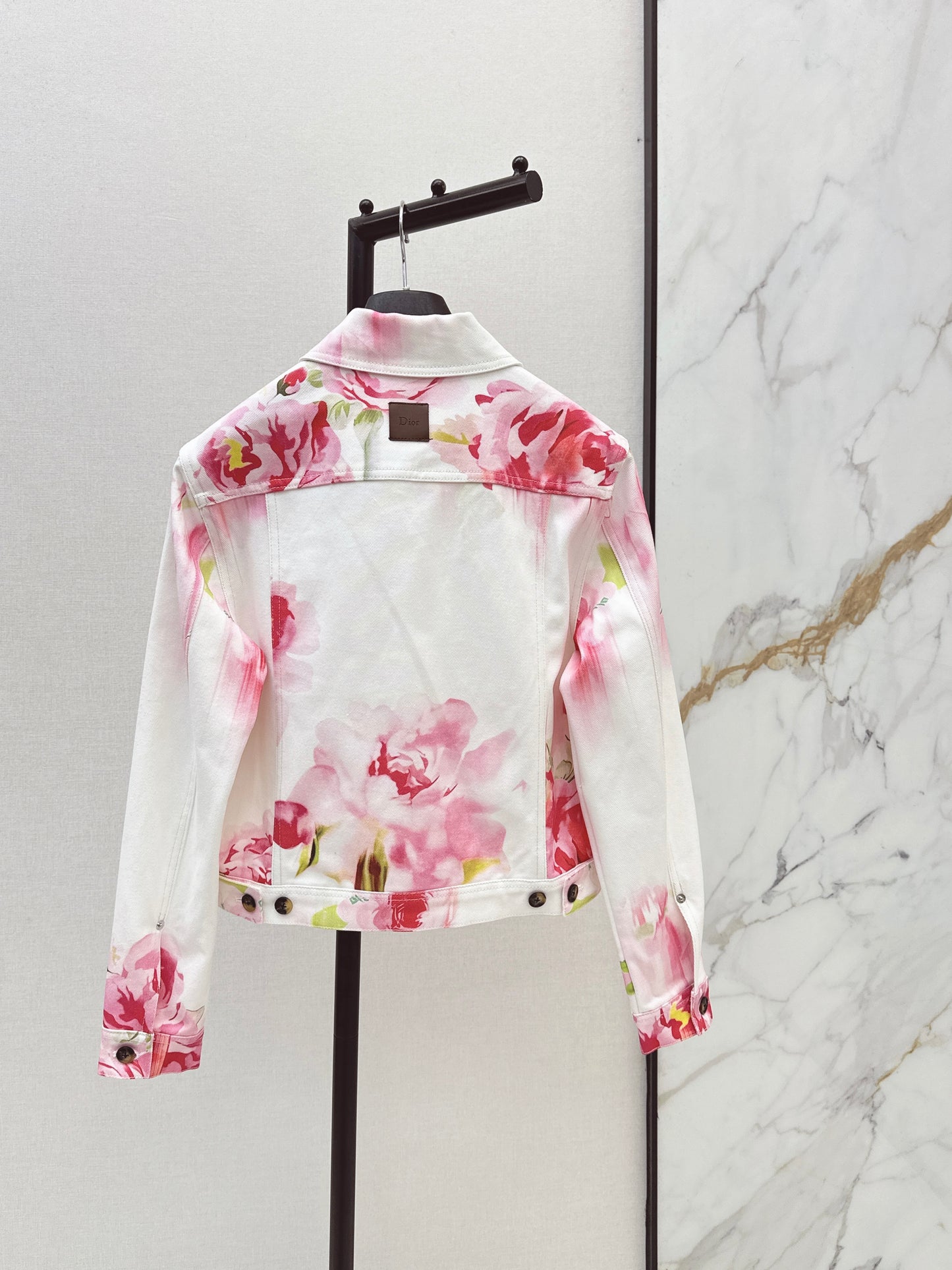 26ss Notched Collar Short Jacket/ A-Line Denim Skirt