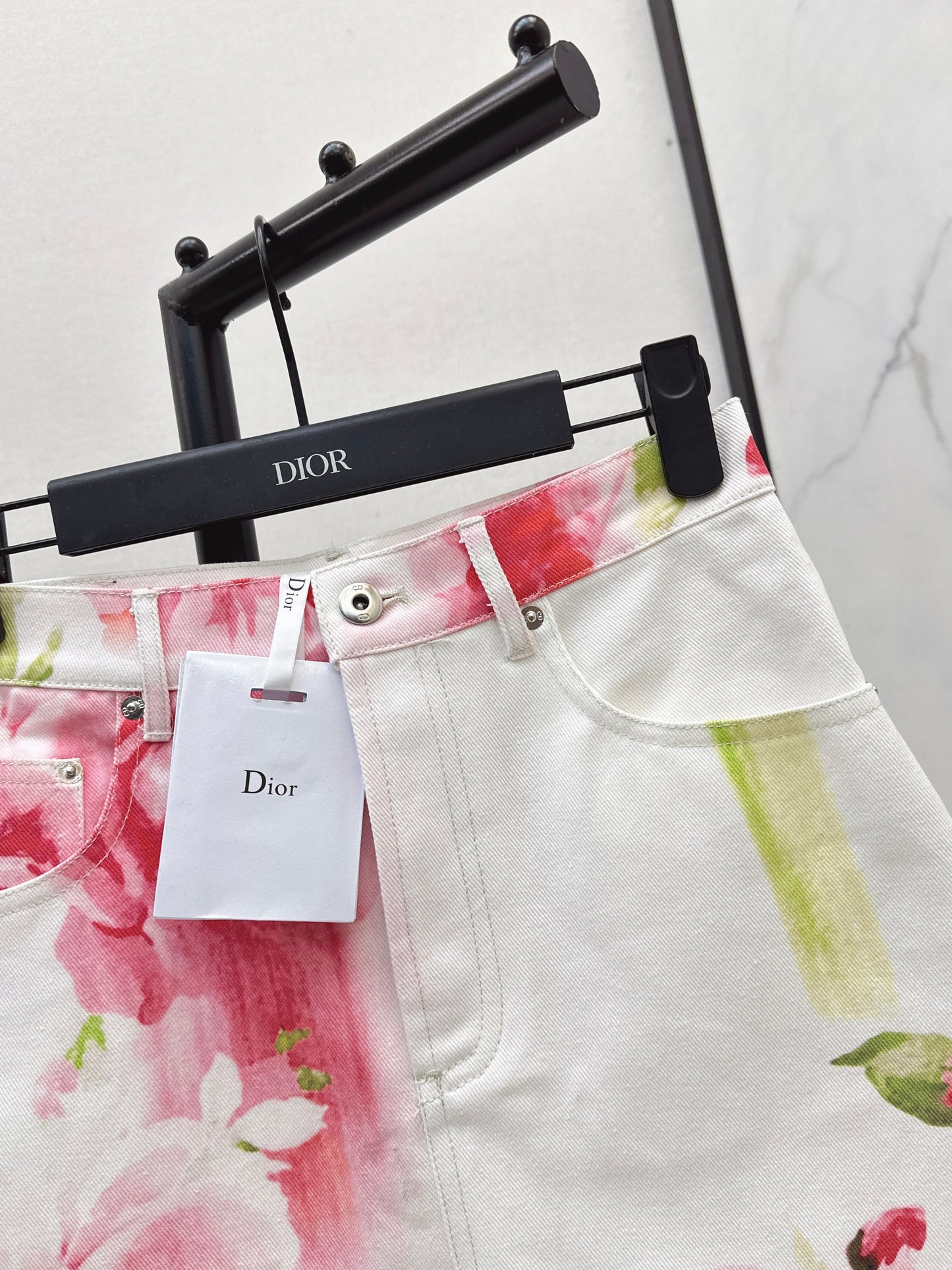26ss Notched Collar Short Jacket/ A-Line Denim Skirt
