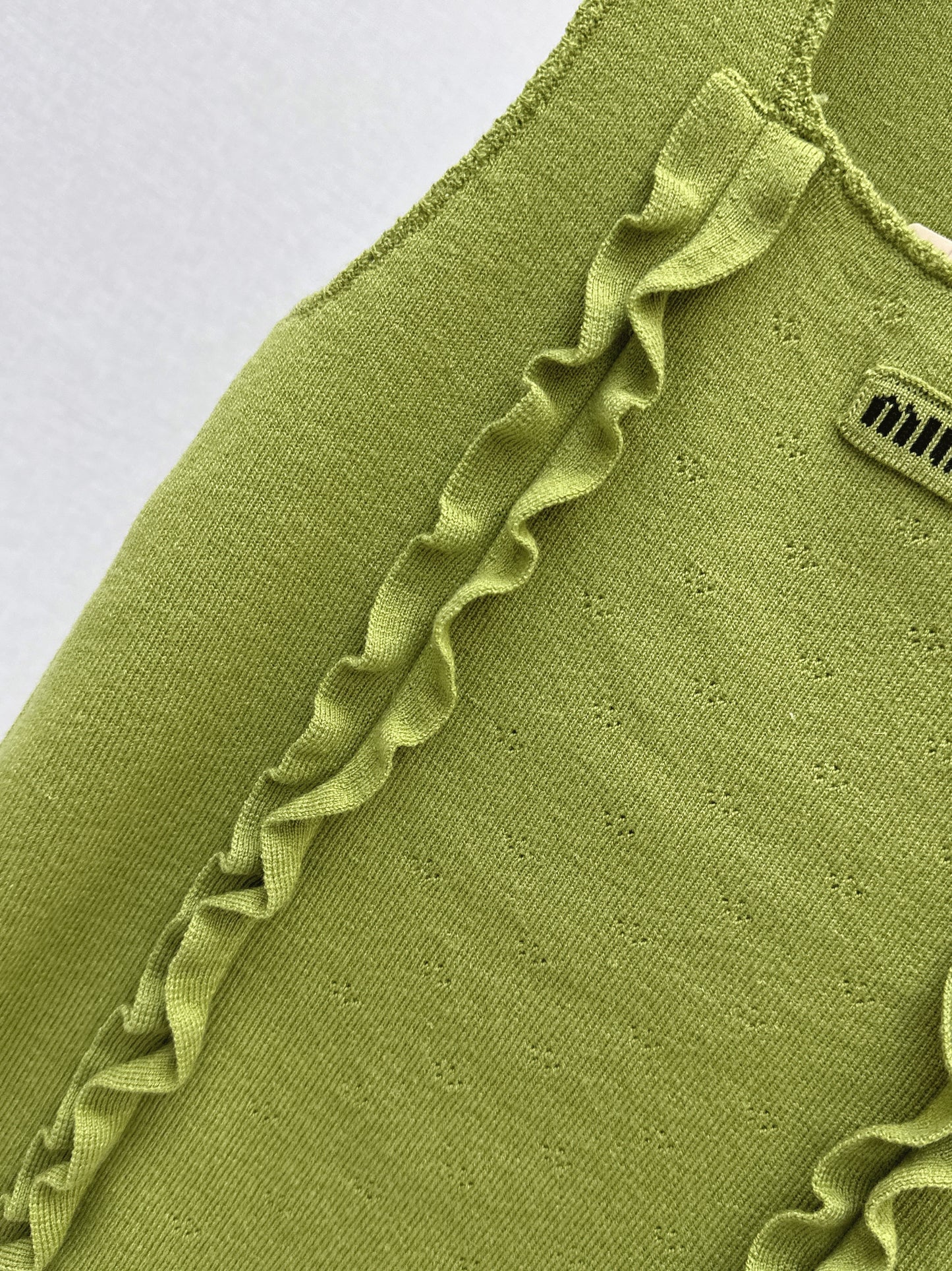 26ss Logo Decorative Ruffled Edge Vest