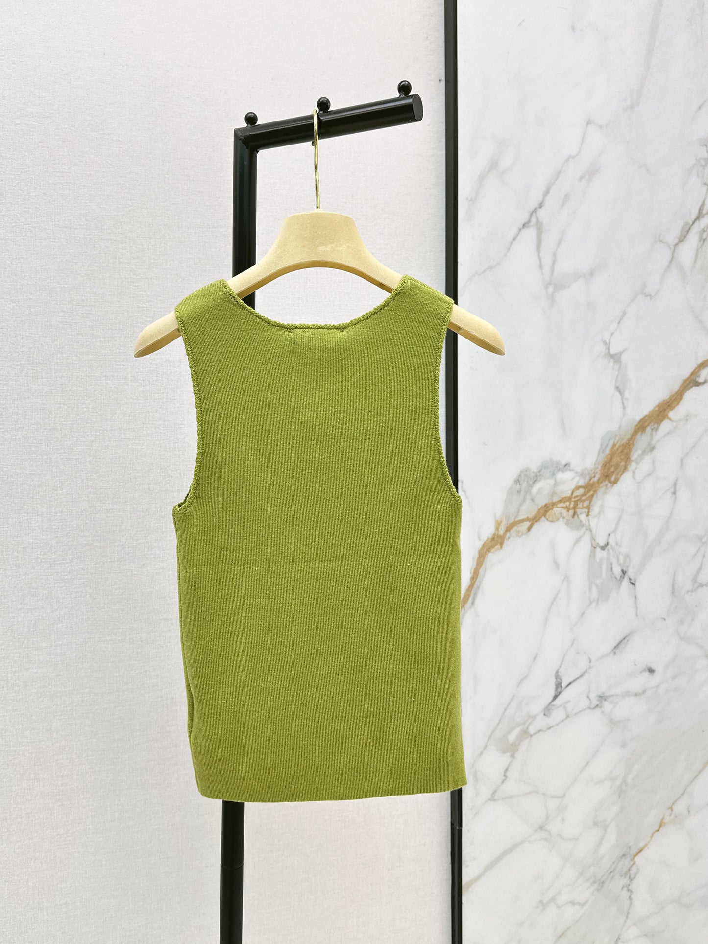 26ss Logo Decorative Ruffled Edge Vest