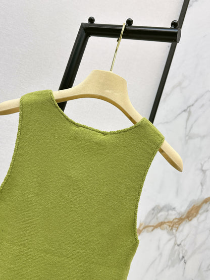 26ss Logo Decorative Ruffled Edge Vest