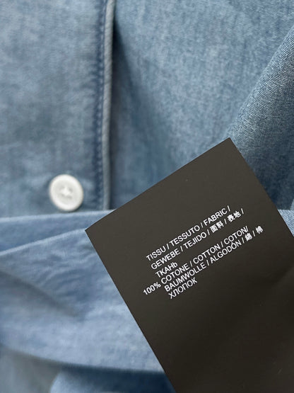 26ss Short-sleeve belted shirt