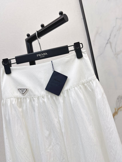 26ss Triangle Pattern Decorative Half Skirt