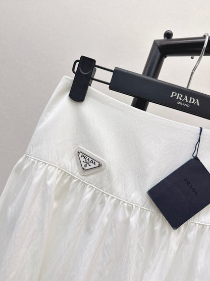 26ss Triangle Pattern Decorative Half Skirt