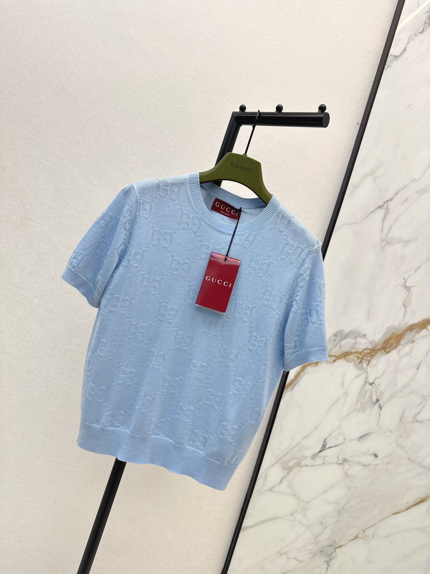 26ss Jacquard Knit T-Shirt
