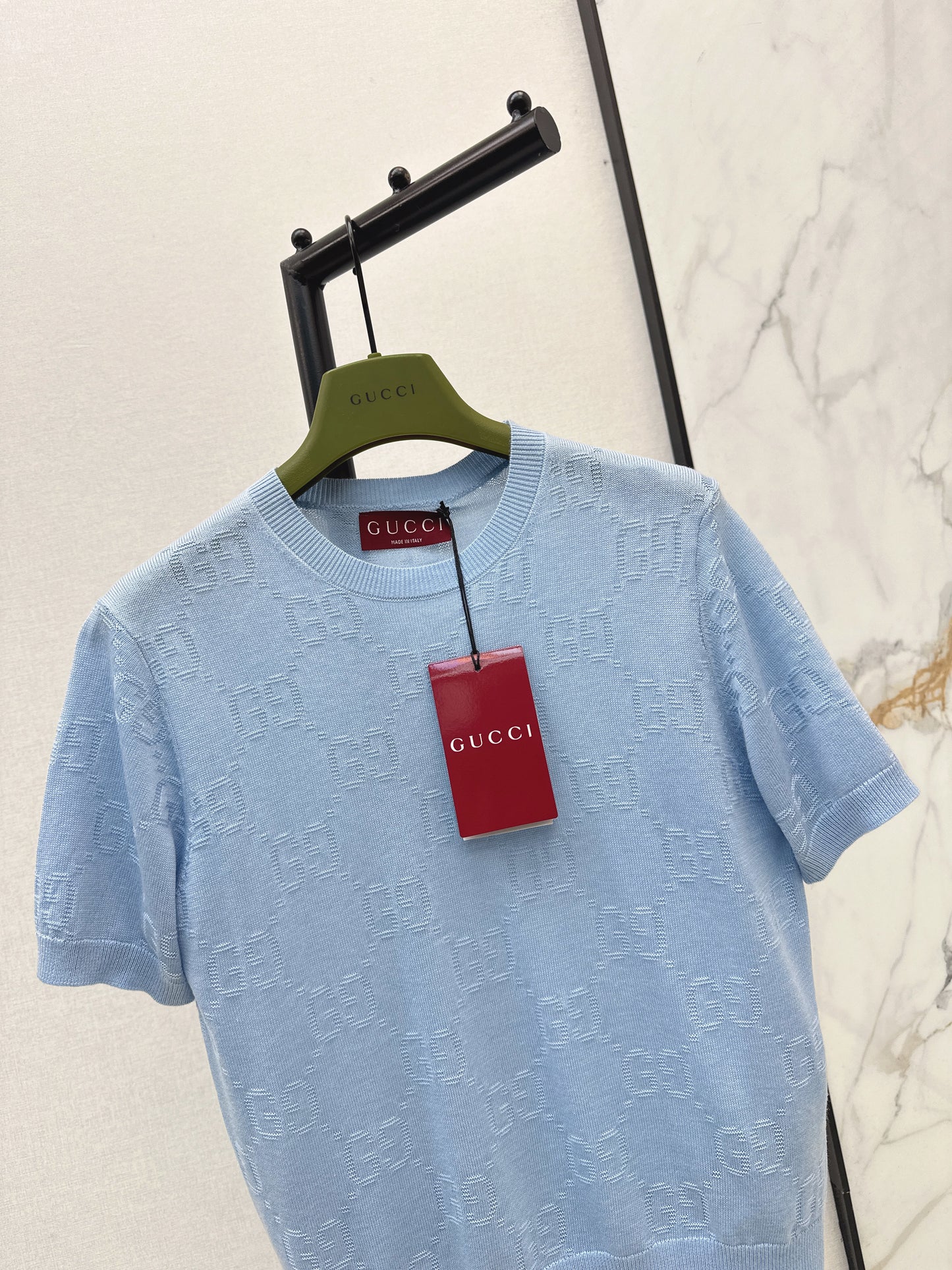 26ss Jacquard Knit T-Shirt