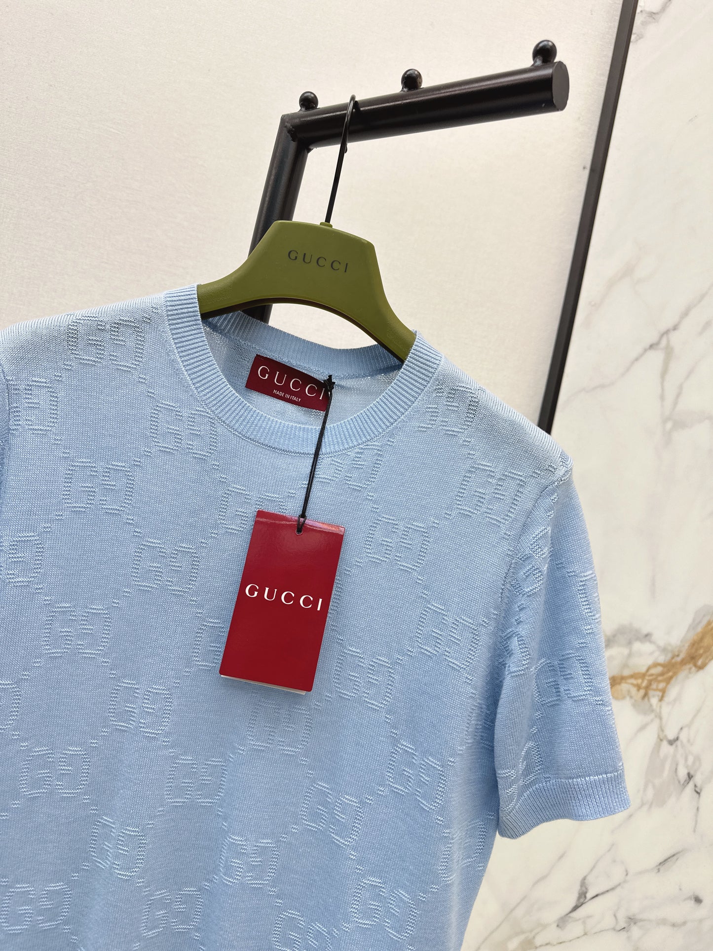 26ss Jacquard Knit T-Shirt