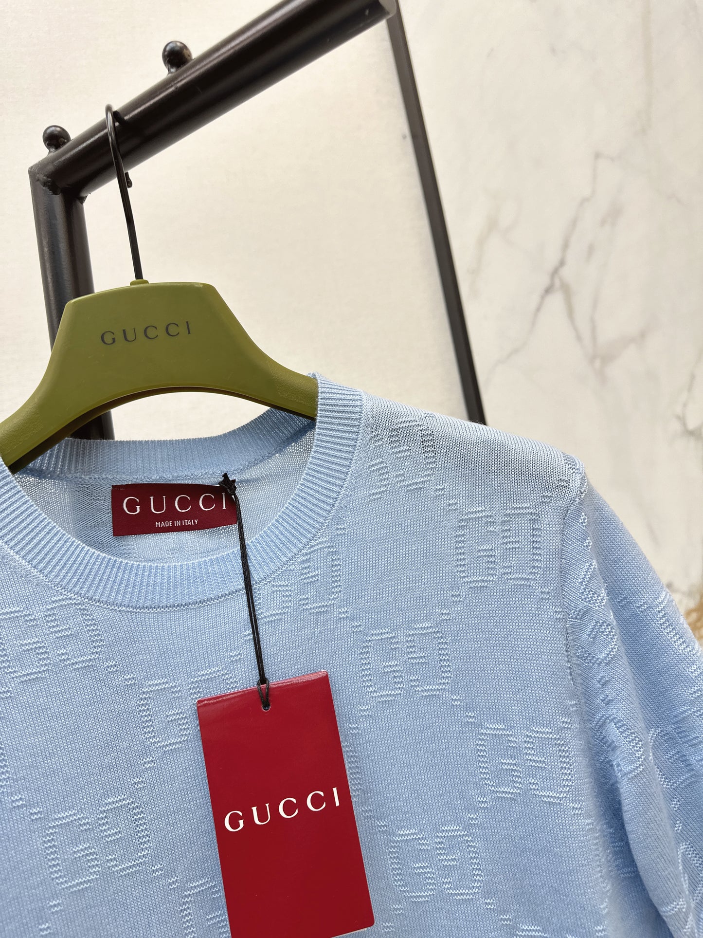 26ss Jacquard Knit T-Shirt