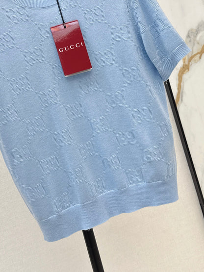 26ss Jacquard Knit T-Shirt